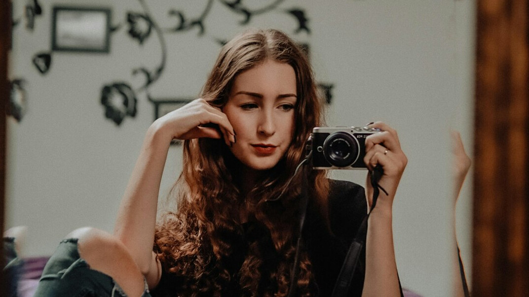 Studio portrait of a young Uruguayan woman, investigative journalist