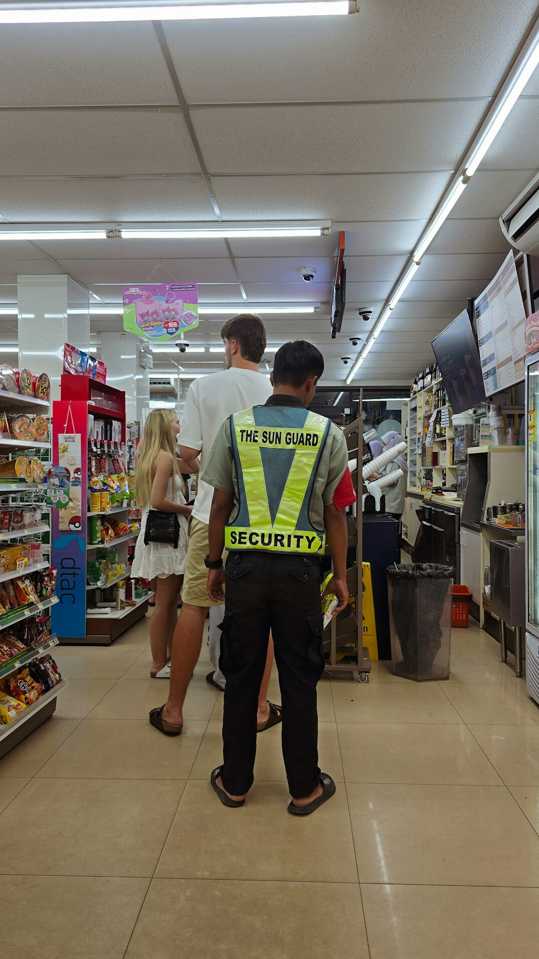 store security guard monitoring