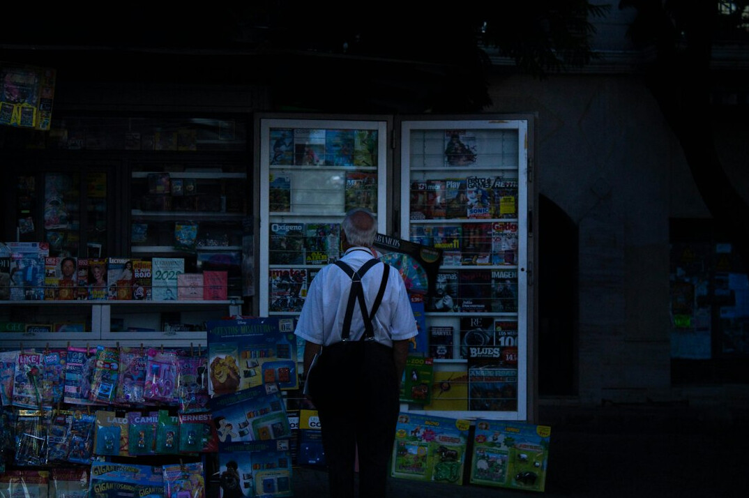 store detective checking inventory