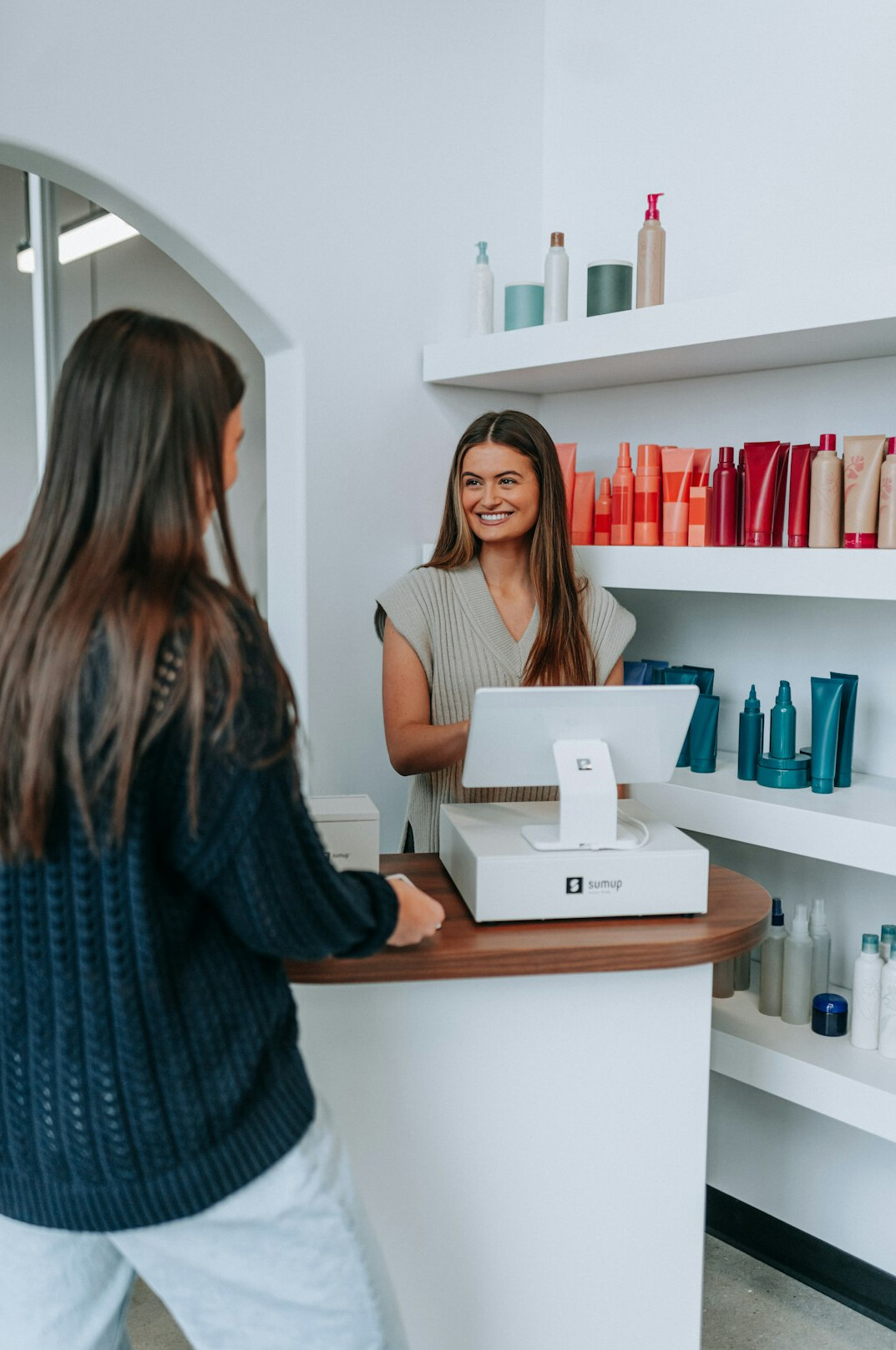 retail store checkout area